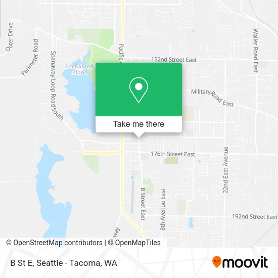 B St E map
