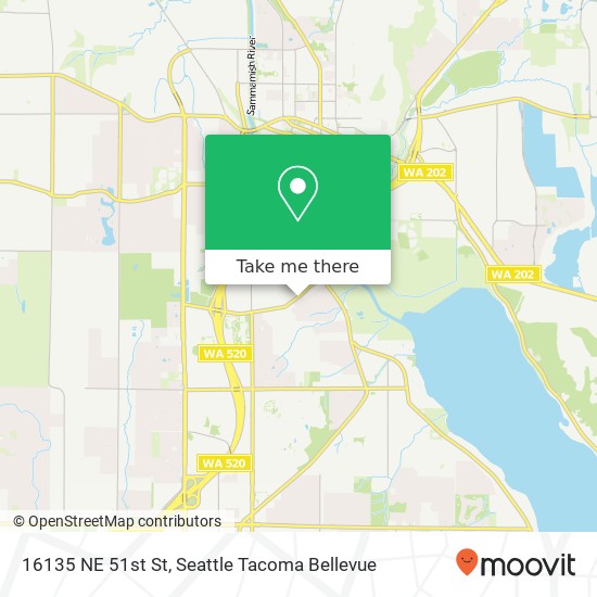 16135 NE 51st St, Redmond, WA 98052 map