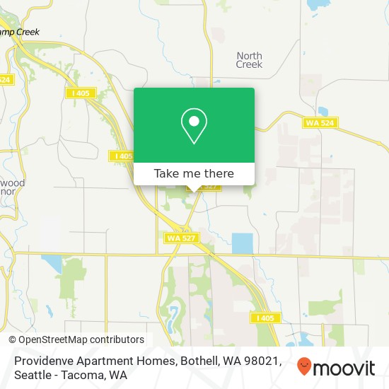 Mapa de Providenve Apartment Homes, Bothell, WA 98021