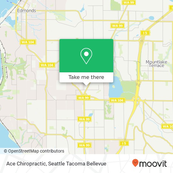 Mapa de Ace Chiropractic, 23830 Highway 99