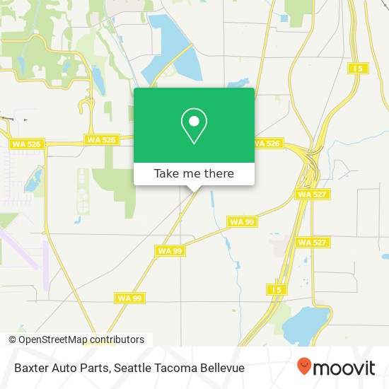 Baxter Auto Parts, 9220 Evergreen Way map