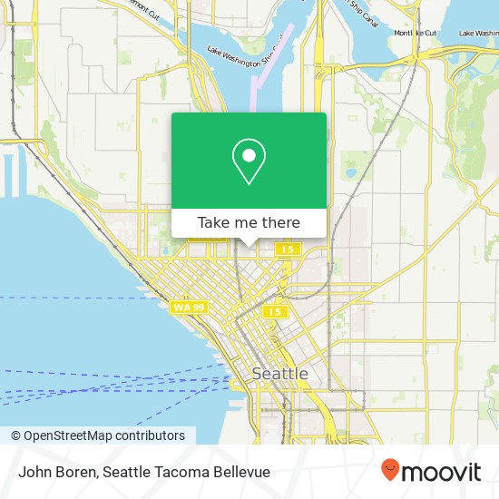 Mapa de John Boren, Seattle, WA 98109