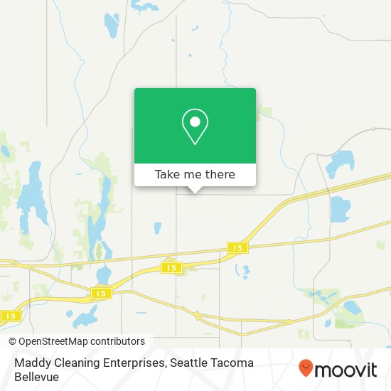 Mapa de Maddy Cleaning Enterprises, 4206 Hornet Pl NE
