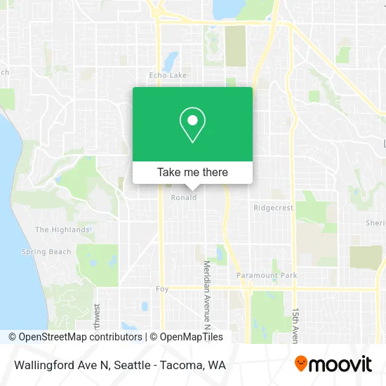 Mapa de Wallingford Ave N