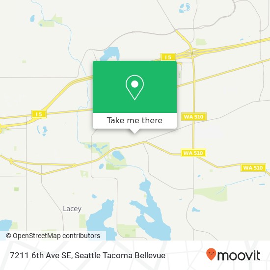 Mapa de 7211 6th Ave SE, Lacey, WA 98503