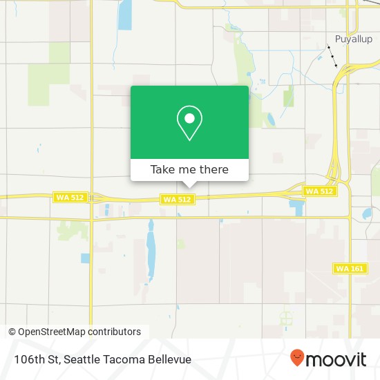 Mapa de 106th St, Puyallup, WA 98373
