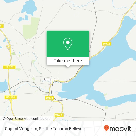 Mapa de Capital Village Ln, Shelton, WA 98584