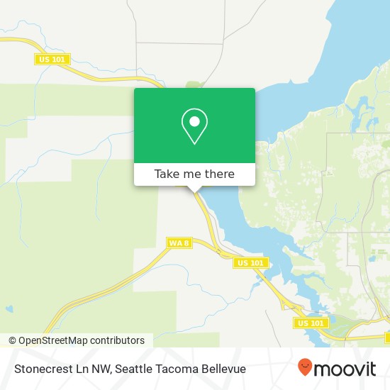Mapa de Stonecrest Ln NW, Olympia, WA 98502