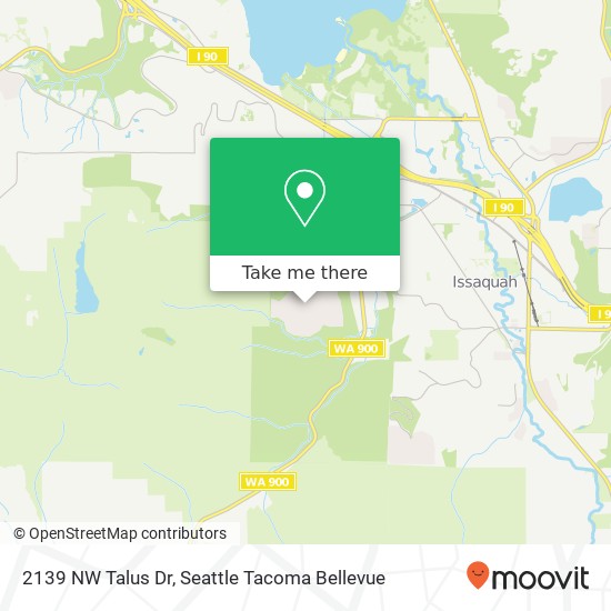 2139 NW Talus Dr, Issaquah, WA 98027 map