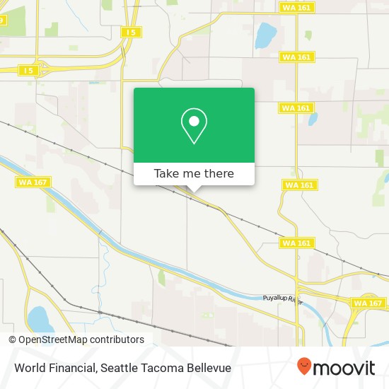 World Financial, 8311 Valley Ave E map