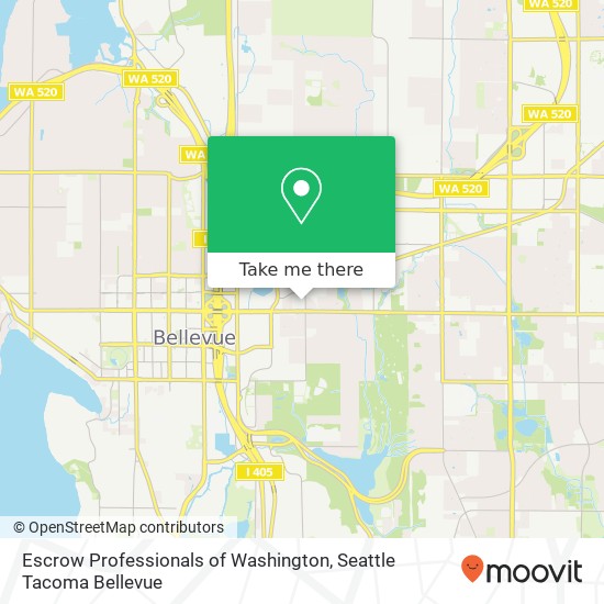 Mapa de Escrow Professionals of Washington, 875 124th Ave NE