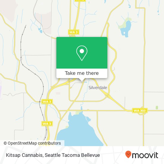 Mapa de Kitsap Cannabis, 2600 NW Randall Way