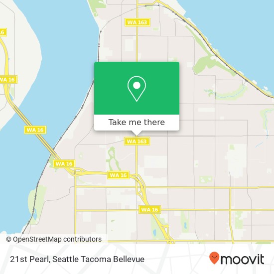 Mapa de 21st Pearl, Tacoma, WA 98406