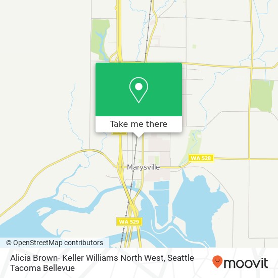 Mapa de Alicia Brown- Keller Williams North West, 1027 State Ave