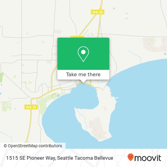 Mapa de 1515 SE Pioneer Way, Oak Harbor, WA 98277