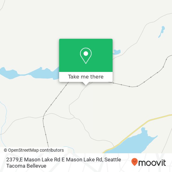 Mapa de 2379,E Mason Lake Rd E Mason Lake Rd, Shelton, WA 98584
