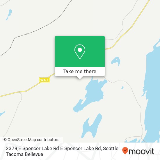 Mapa de 2379,E Spencer Lake Rd E Spencer Lake Rd, Shelton, WA 98584