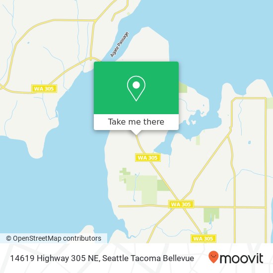 14619 Highway 305 NE, Bainbridge Island (SEATTLE), WA 98110 map