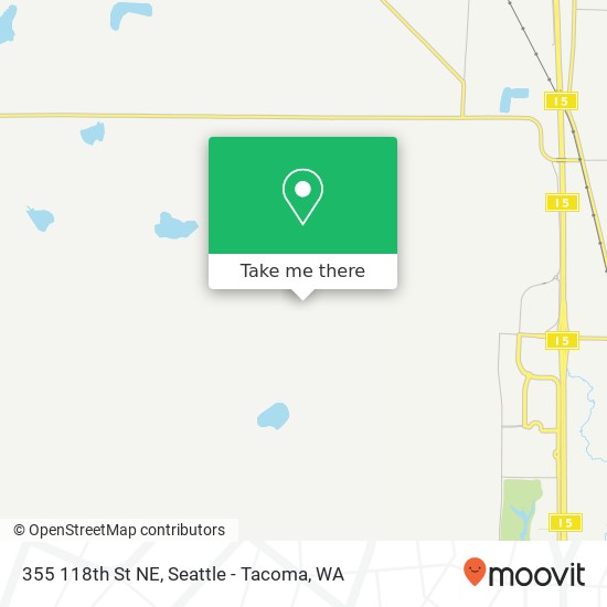 Mapa de 355 118th St NE, Marysville, WA 98271