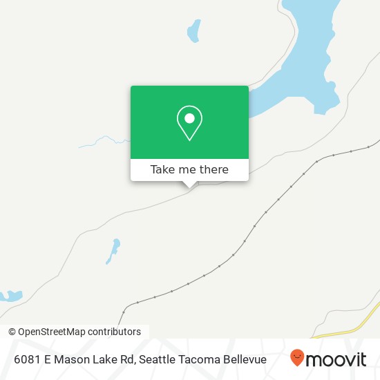 Mapa de 6081 E Mason Lake Rd, Shelton, WA 98584
