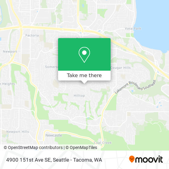 Mapa de 4900 151st Ave SE