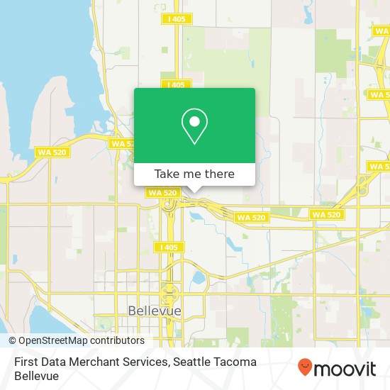 First Data Merchant Services map