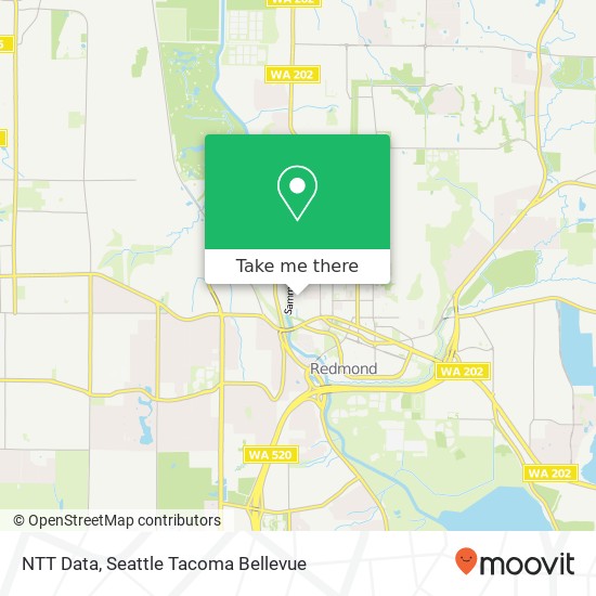 Mapa de NTT Data, 8383 158th Ave NE