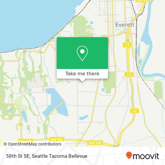 58th St SE, Everett, WA 98203 map