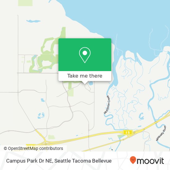 Campus Park Dr NE, Lacey, WA 98516 map