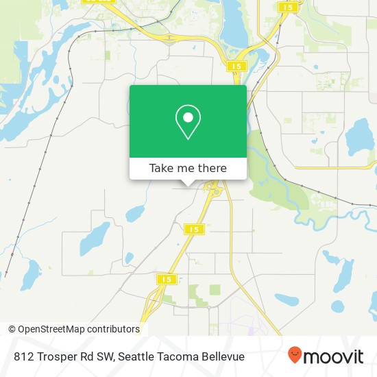 812 Trosper Rd SW, Tumwater, WA 98512 map