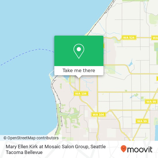 Mary Ellen Kirk at Mosaic Salon Group map