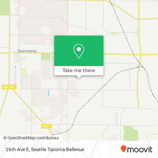 Mapa de 26th Ave E, Tacoma, WA 98445