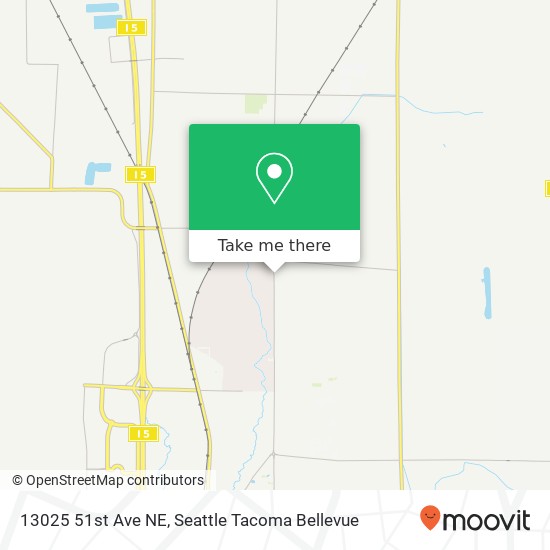 Mapa de 13025 51st Ave NE, Marysville, WA 98271