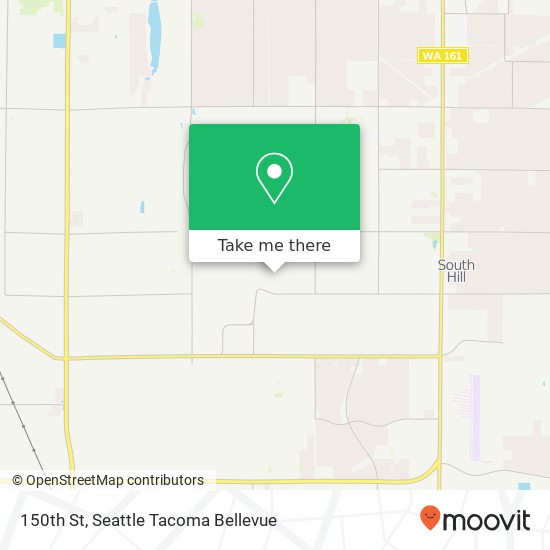 150th St, Puyallup, WA 98375 map