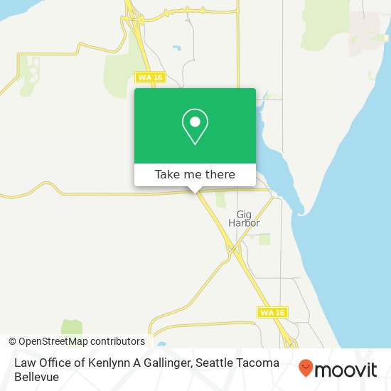 Mapa de Law Office of Kenlynn A Gallinger, 7901 Skansie Ave