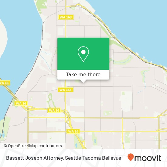 Bassett Joseph Attorney, 2132 N Orchard St map