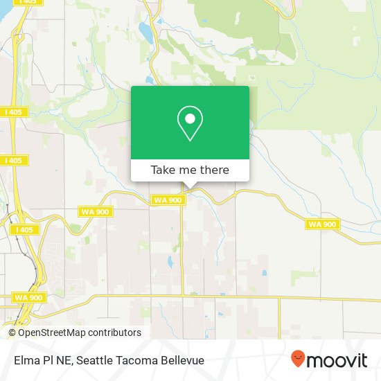 Mapa de Elma Pl NE, Renton, WA 98059