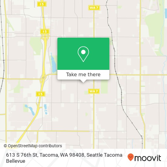 613 S 76th St, Tacoma, WA 98408 map