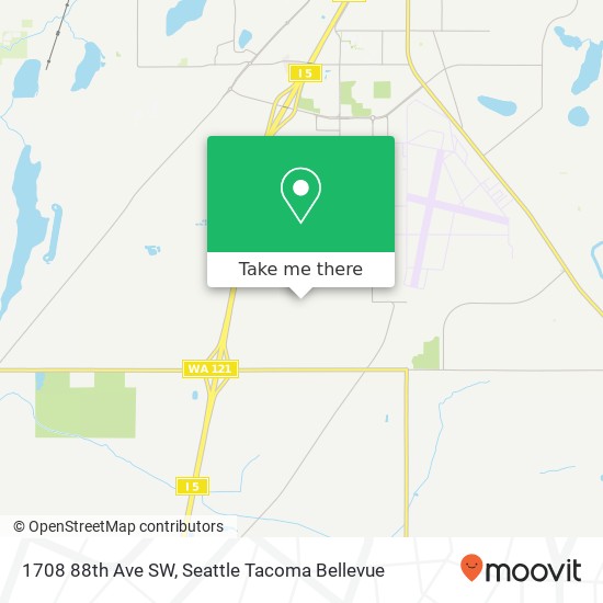 Mapa de 1708 88th Ave SW, Olympia, WA 98512
