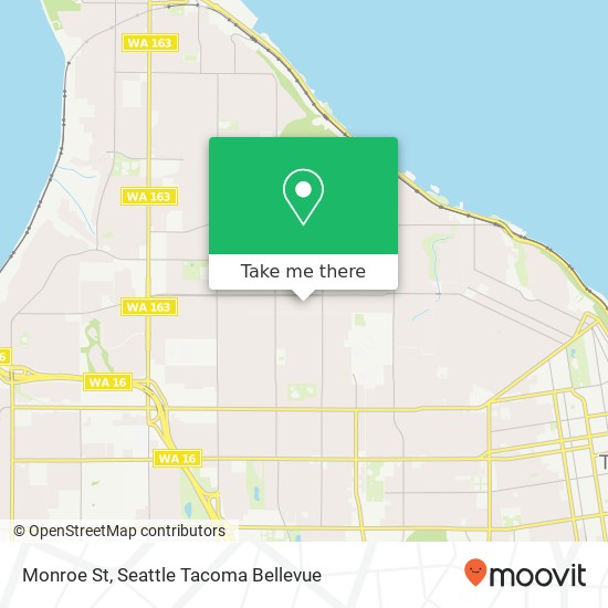 Monroe St, Tacoma, WA 98406 map