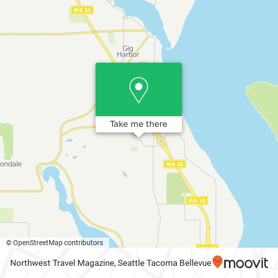 Northwest Travel Magazine map