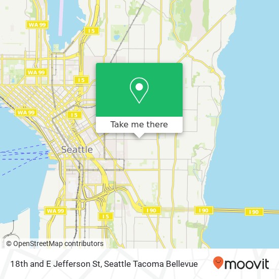 Mapa de 18th and E Jefferson St, Seattle, WA 98122