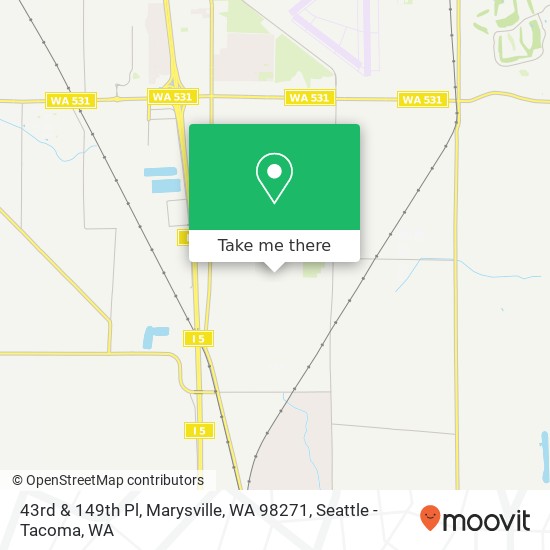 Mapa de 43rd & 149th Pl, Marysville, WA 98271