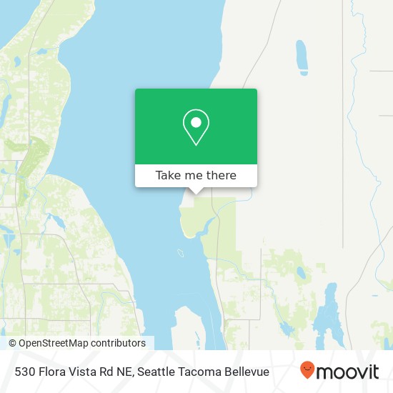 Mapa de 530 Flora Vista Rd NE, Olympia, WA 98506
