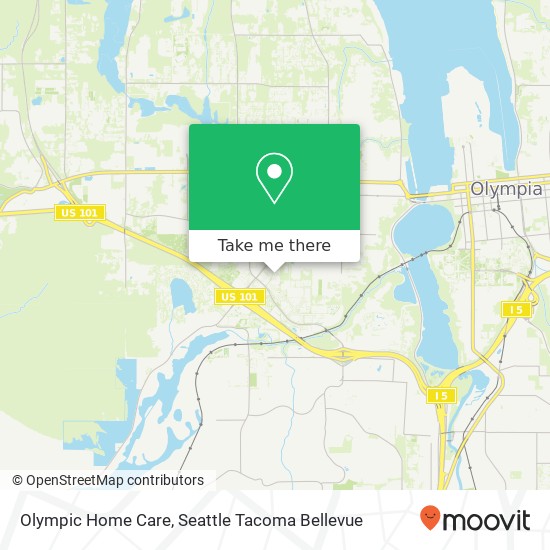Mapa de Olympic Home Care, 2629 Parkmont Ln SW
