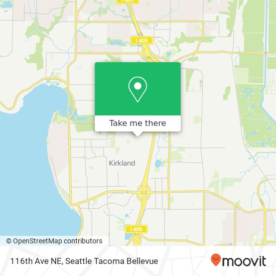 116th Ave NE, Kirkland, WA 98033 map