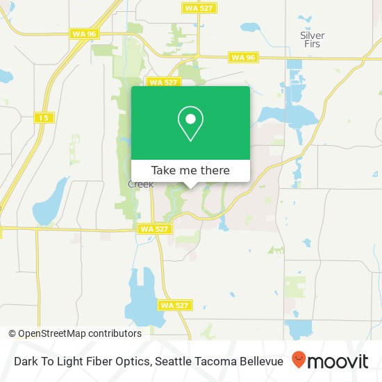 Mapa de Dark To Light Fiber Optics, 15800 Village Green Dr