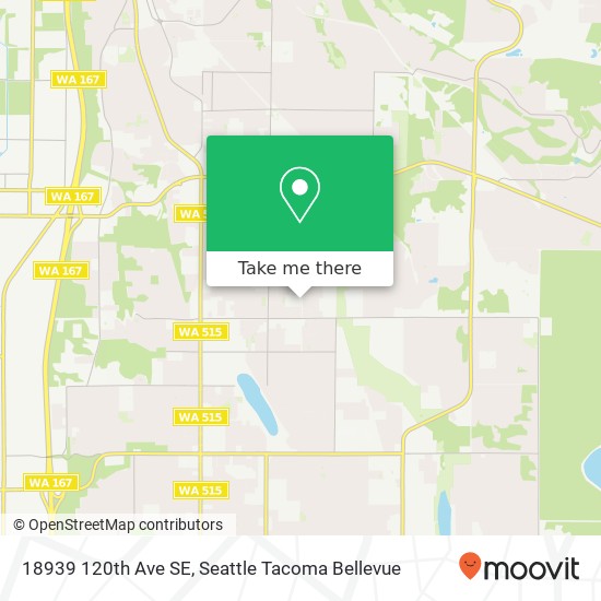 Mapa de 18939 120th Ave SE, Renton, WA 98058