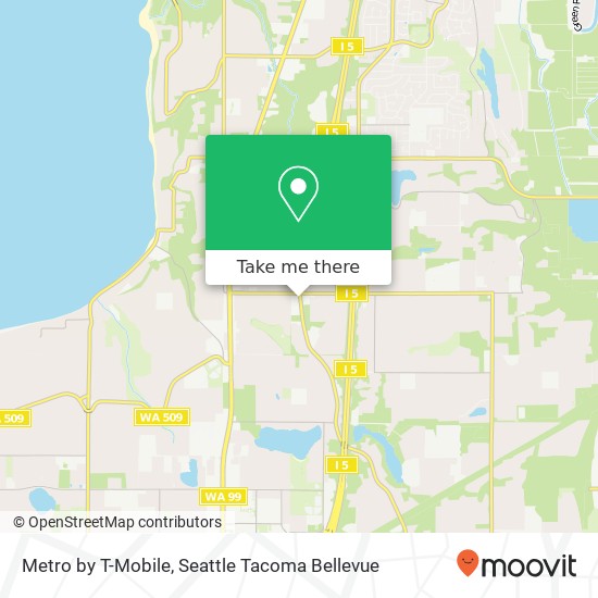 Mapa de Metro by T-Mobile, 28851 Military Rd S