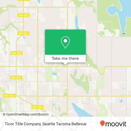 Mapa de Ticor Title Company, 13106 SE 240th St